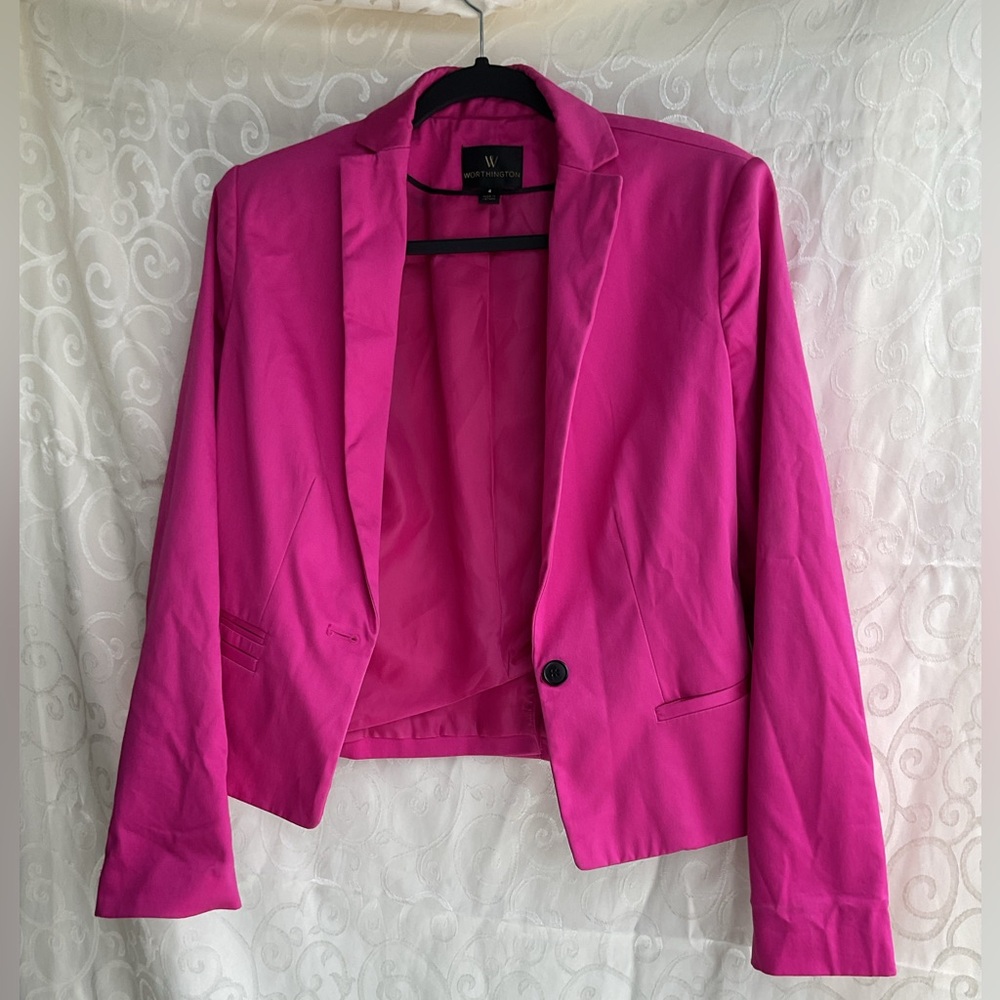 Worthington Women's Pink Blazer